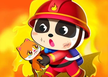 Play Little Panda Fireman online for free at PlotyGames