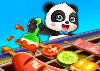 Little Pandas Food Cooking - Free girls game online at plotygames