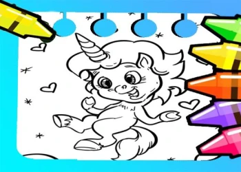 Play Magical Unicorn Coloring Pages online for free at PlotyGames