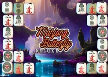  Mahjong Butterflies Deluxe - Free board game online at plotygames