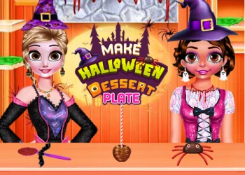 Play Make Halloween Dessert Plate online for free at PlotyGames