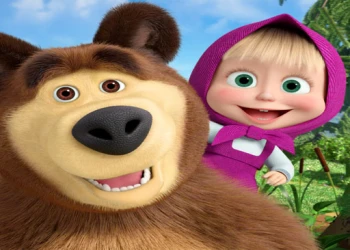 Play Masha And Bear Jigsaw Puzzle online for free at PlotyGames