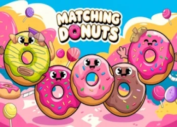 Matching Donuts - Free match-3 game online at plotygames