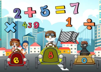 Play Math Memory Match online for free at PlotyGames