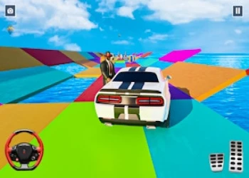 Mega Ramp Car Stunt Games 3D - Free car game online at plotygames