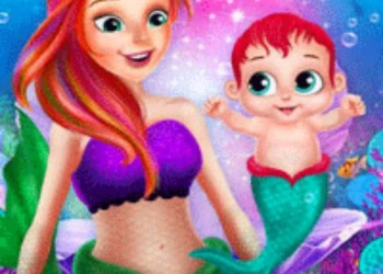 Play Mermaid Newborn Baby Care online for free at PlotyGames