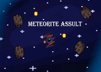 Meteorite Assult - Free skill game online at plotygames