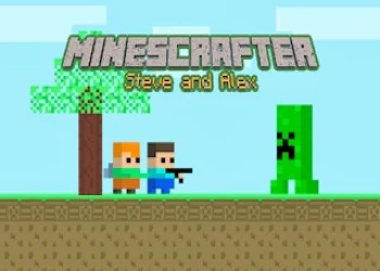 Minescrafter - Steve and Alex - Free monster game online at plotygames