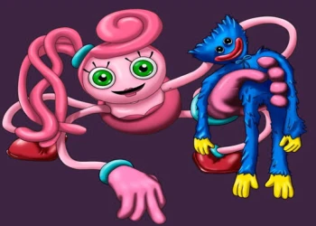 Mommy Stikman Vs Huggy Wuggy - Free action game online at plotygames