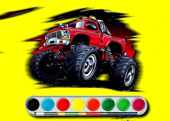 Play Monster Jeep Coloring online for free at PlotyGames
