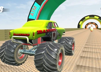 Monster Truck Extreme Stunts - Free action game online at plotygames