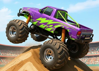 Play Monster Truck Stunt Game online for free at PlotyGames