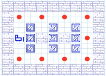 Play Move Boxes (Sokoban) online for free at PlotyGames