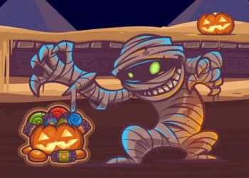 Mummy Candies - Halloween Scary Edition - Free puzzle game online at plotygames