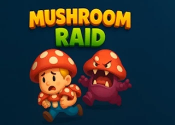 Mushroom Raid - Free runner game online at plotygames
