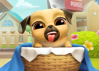 Play My Cute Puppy Grooming 3D online for free at PlotyGames