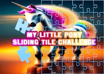 My Little Pony Sliding Tile Challenge - Free brain game online at plotygames