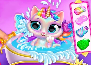 My Unicorn Cat Princess Caring - Free girls game online at plotygames
