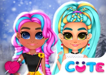 Play My Winter Knit Fashion online for free at PlotyGames