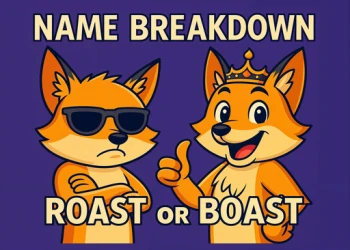Play Name Breakdown Roast Or Boast online for free at PlotyGames