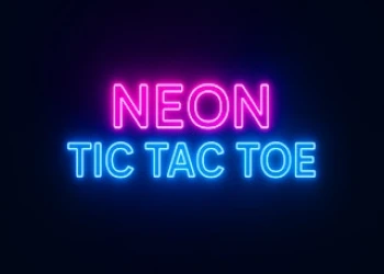 Neon Tic-Tac-Toe - Free board game unblocked
