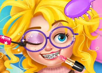 Play Nerdy Girl Makeup Salon online for free at PlotyGames