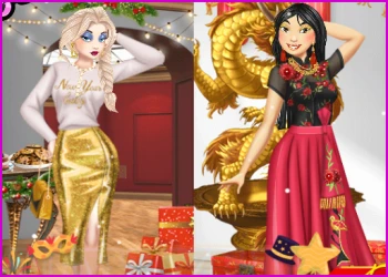 New Year Party Challenge Dress - Free girls game online at plotygames