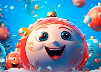 Play New Years Balls 2048 in 3D online for free at PlotyGames