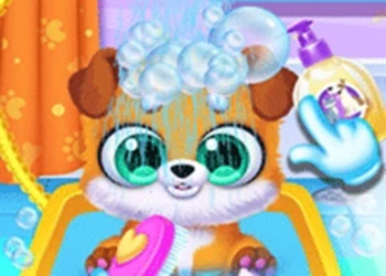 Newborn Puppy Salon - Free girls game online at plotygames