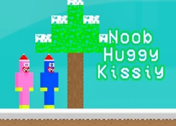Play Noob Huggy Kissiy online for free at PlotyGames