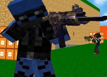 Play Original Blocky Combat Swat 2022 online for free at PlotyGames