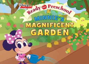 Preschool Minnie Magnificent Garden - Free baby hazel game online at plotygames