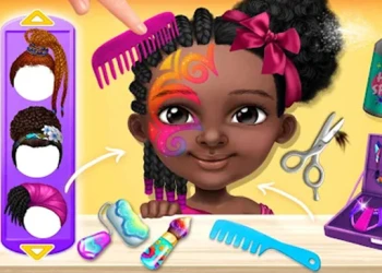Play Pretty Little Princess Salon online for free at PlotyGames