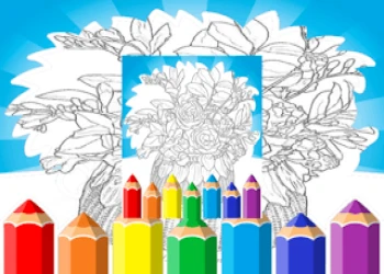 Printable Coloring Pages For Adults Flowers - Free kids game online at plotygames