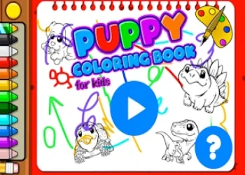 Puppy Coloring Book - Free kids game online at plotygames