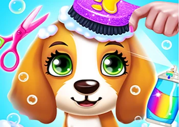 Play Puppy Friends Pet Dog Salon online for free at PlotyGames
