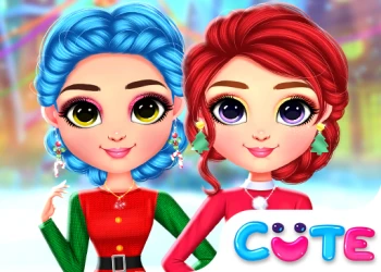Rainbow Girls Christmas Outfits - Free girls game online at plotygames