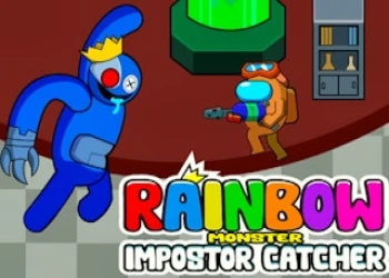 Rainbow Monster Impostor Catcher - Free action game online at plotygames
