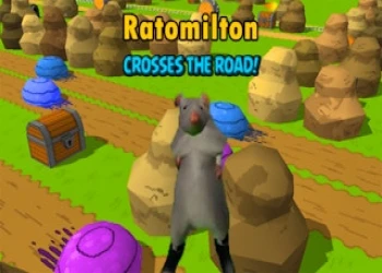 Ratomilton Crosses The Road - Free addictive game online at plotygames