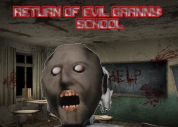Return Of Evil Granny: The School - Free shooting game online at plotygames