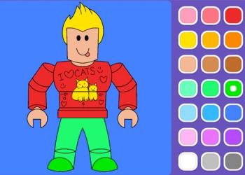 Play Roblox Coloring Game online for free at PlotyGames