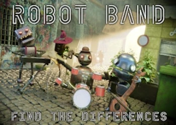 Play Robot Band - Find the differences online for free at PlotyGames