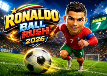 Ronaldo Ball Rush 2026 - Free puzzle game online at plotygames