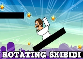 Rotating  Skibidi - Free skill game online at plotygames