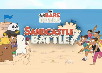 Play SandCastle Battle - We Bare Bears online for free at PlotyGames