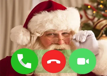 Play Santa Fake Call online for free at PlotyGames