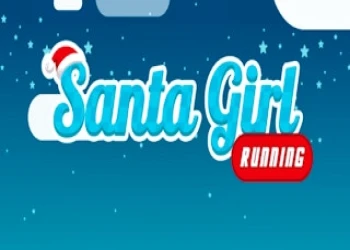 Santa Girl Running - Free kids game online at plotygames