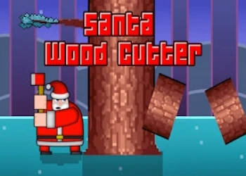 Play Santa Wood Cutter online for free at PlotyGames