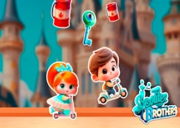 Scooter Brothers - Free kids game online at plotygames