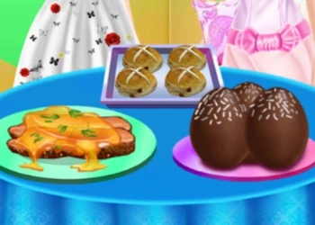 Play Sisters Happy Easter Delicious Food 2 online for free at PlotyGames